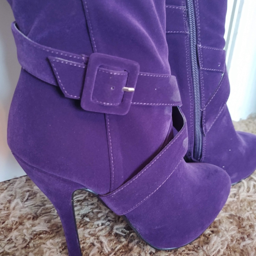 Velveteen Boots